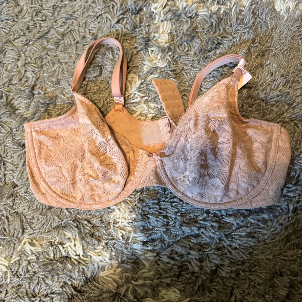 Victoria's Secret Lace Bra in Blush